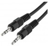 ������� MEDIARANGE AUDIO JACK PLUG 3.5MM/JACK PLUG 3.5MM 1.0M BLACK - (MRCS140)