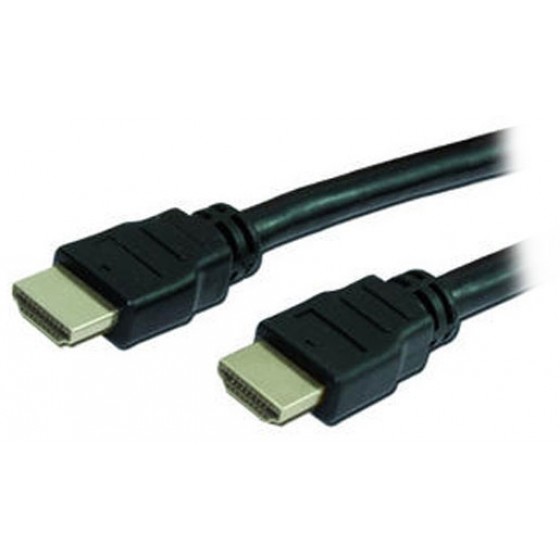 ������� MEDIARANGE HDMI/HDMI VERSION 1.4 WITH ETHERNET GOLD-PLATED 1.5M BLACK - (MRCS139)