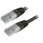 ������� MEDIARANGE NETWORK UTP CAT 6 RJ45/RJ45 1.0M BLACK - (MRCS119)