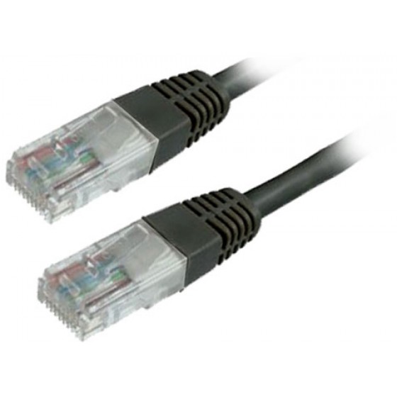 ������� MEDIARANGE NETWORK UTP CAT 6 RJ45/RJ45 5.0M BLACK - (MRCS104)