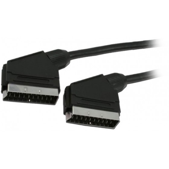 ������� MEDIARANGE SCART/SCART 3.0M BLACK - (MRCS107)