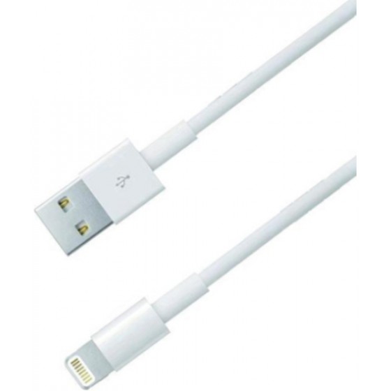 ������� MEDIARANGE USB 2.0 A PLUG/APPLE LIGHTNING PLUG (8-PIN) 1.0M WHITE - (MRCS137)