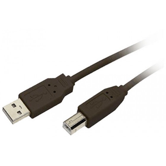 ������� MEDIARANGE USB 2.0 AM/BM 3.0M BLACK - (MRCS103)