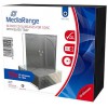 MEDIARANGE CD SLIMCASE FOR 1 DISC 5.2MM BLACK TRAY (10 PACK) - (BOX32)