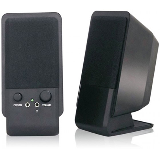 MEDIARANGE COMPACT DESKTOP SPEAKER (BLACK) - (MROS352)