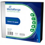MEDIARANGE DVD-RW 120 4.7GB 4X REWRITABLE SLIMCASE PACK X 5 (MR448)