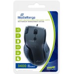 MEDIARANGE LASER MOUSE (BLACK/GREY, WIRED) - (MROS206)