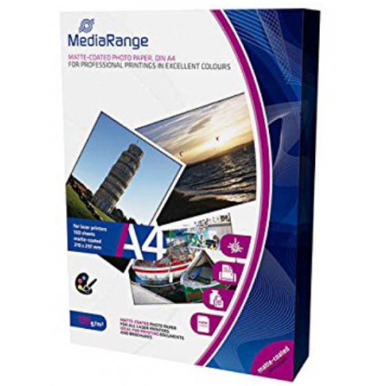 ����������� ����� MEDIARANGE ��� INKJET ��������� A4 DUAL-SIDE MATTE 200G/M� 50 ����� - (MRINK102)