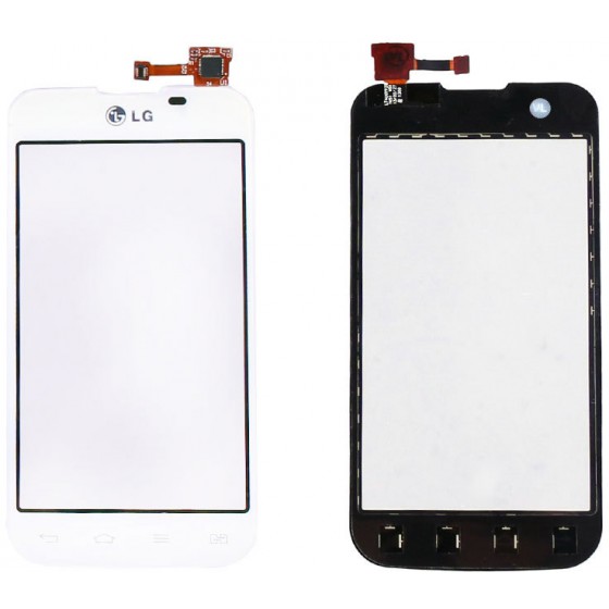 LG E455 OPTIMUS L5 2 DUAL TOUCH SCREEN + LENS WHITE