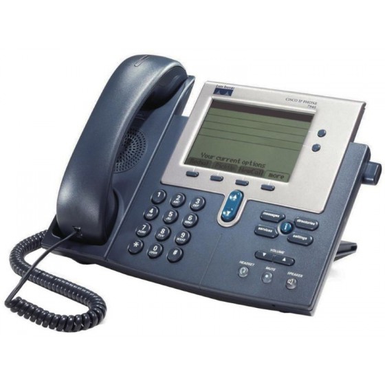 CISCO USED IP PHONE CP-7940G, DARK GRAY