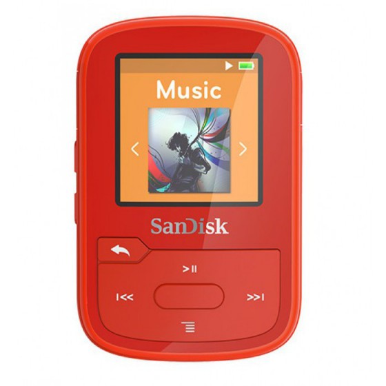 SANDISK SDMX28-016G-G46R CLIP SPORT PLUS,RED,GLOBAL