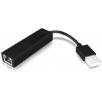 ICY BOX IB-AC509 USB 2.0 TO ETHERNET 10/100 ADAPTER ADAPTER, BLACK / 70537 - (4250078160496)