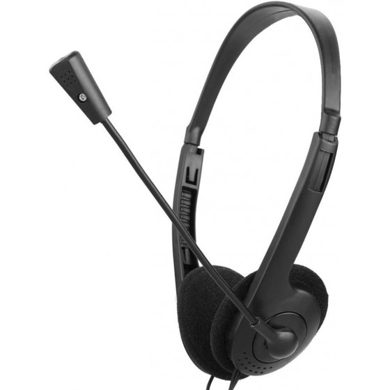OVLENG 3.5MM HEADPHONES L900MV, MICROPHONE, BLACK - (L900MV)