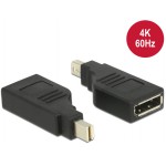 DELOCK ���������� MINI DISPLAYPORT(M) �� DISPLAYPORT(F), 4K, 90� TURNED - (65626)