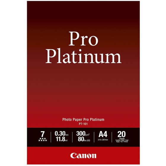 ����������� ����� PRO PLATINUM CANON A4 GLOSSY 300G/M� 20 ����� (2768B016)