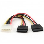 CABLEXPERT 2 X SERIAL ATA 15CM POWER CABLE