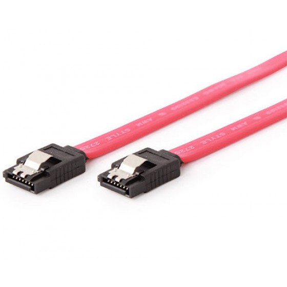 CABLEXPERT SERIAL ATA III 50CM DATA CABLE METAL CLIPS BULK