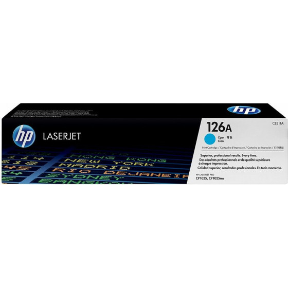 HP LASERJET COLOR CP1025 CYAN 1K - (CE311A)