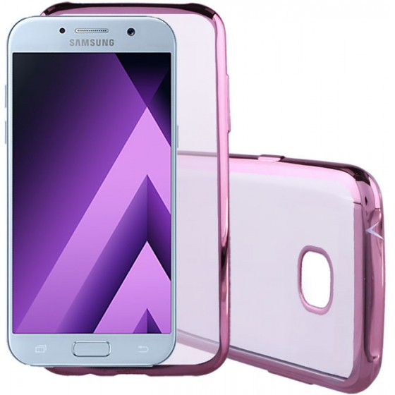 ���� SAMSUNG A5 2017 A520 FACEPLATE ELECTROPLATING ROSE GOLD VOL