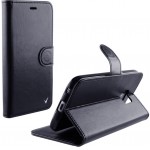���� SAMSUNG GALAXY A3 2017 A320 LEATHER-TPU BOOK STAND BLACK VL