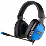 SADES GAMING HEADSET DPOWER, 3.5MM, 40MM ���������, BLUE - (SA-722-BL)