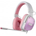 SADES GAMING HEADSET DPOWER, 3.5MM, 40MM ���������, PINK - (SA-722-PK)
