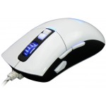 SADES GAMING MOUSE GUNBLADE, CUSTOMIZABLE, 4000 DPI, WHITE - (S16-WH)