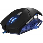 NOD G-MSE-5B WIRED GAMING MOUSE BLACK METAL WITH BLUE LED
