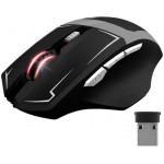 NOD GW-MSE-3R WIRELESS GAMING MOUSE BLACK WITH RED LED