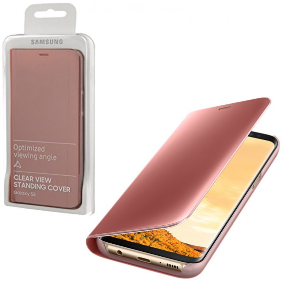 ���� SAMSUNG GALAXY S8 G950 EF-ZG950CPEGWW CLEAR VIEW STANDING COVER PINK OR