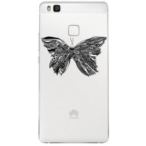 ���� TPU INOS HUAWEI P9 LITE ART THEME BUTTERFLY