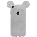 ���� TPU INOS APPLE IPHONE 6/6S ULTRA SLIM 0.3MM GLITTER MOUSE EARS �����