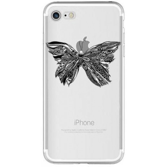 ���� TPU INOS APPLE IPHONE 7 ART THEME BUTTERFLY