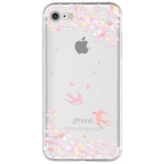 ���� TPU INOS APPLE IPHONE 7 ART THEME SWALLOWS