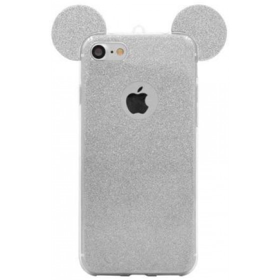 ���� TPU INOS APPLE IPHONE 7 ULTRA SLIM 0.3MM GLITTER MOUSE EARS �����