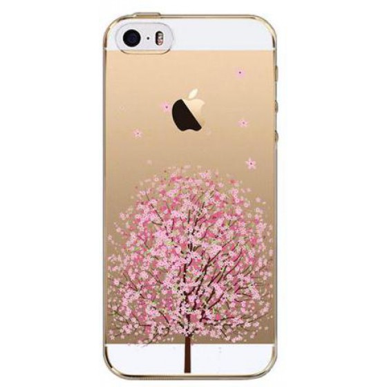 ���� TPU INOS APPLE IPHONE 5/5S/SE ART THEME ALMOND TREE