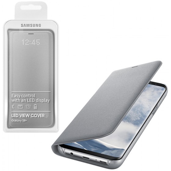 ���� SAMSUNG S8+ G955 EF-NG955PSEGWW LED VIEW COVER SILVER OR