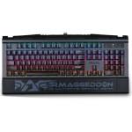 ARMAGGEDDON MECHANICAL GAMING KEYBOARD PSYCHRAPTOR MKA-9C BLUE