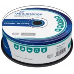 MEDIARANGE DVD+R DOUBLE LAYER, 8.5GB/240MIN, 8X SPEED, CAKE 25 - (MR474)