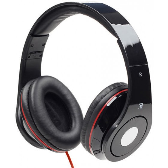 GEMBIRD FOLDING STEREO HEADPHONES DETROIT BLACK - (MHS-DTW-BK)