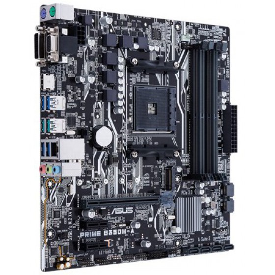 ASUS MOTHERBOARD PRIME B350M-A, AM4, DDR4, MATX - (90MB0TE0-M0EAY0)
