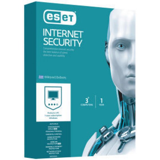 SW ESET INTERNET SECURITY BOX 3LIC - (EIS0G31Y)