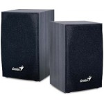 GENIUS SPEAKERS SP-HF160, 2 SATELLITES, 4 WATT RMS, BLACK WOOD, 2YW.