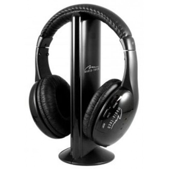 MEDIATECH WIRELESS HEADPHONES SIRIUS WITH FM AND MIC IN RECEIVER - (5906453135250)