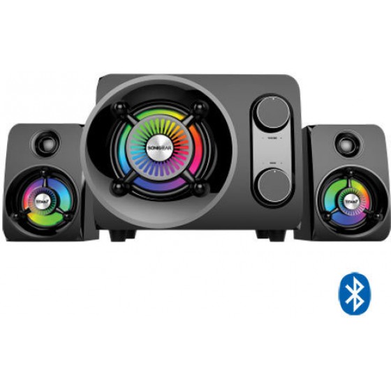 SONIC GEAR BLUETOOTH ULTRA BASS 2.1 STEREO SYSTEM - (TITAN7BTMI)