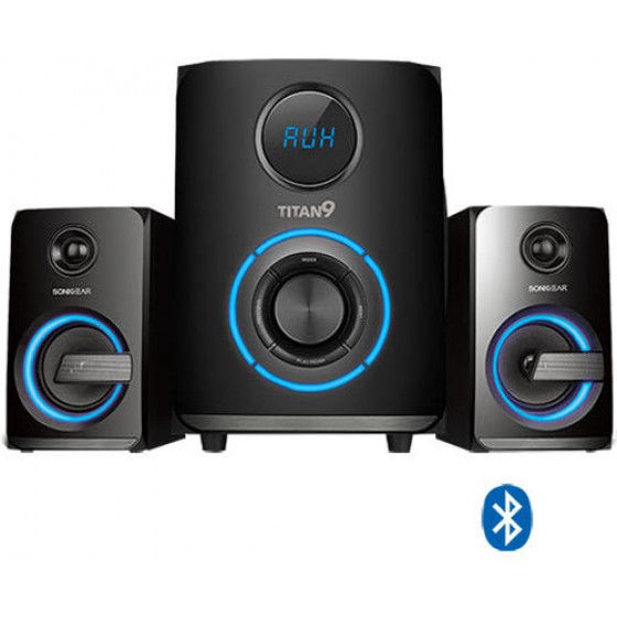 SONICGEAR STEREO BLUETOOTH 2,1 SPEAKER SYSTEM TITAN9BTMI - (8886411902292)