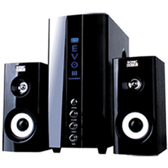 SONICGEARS EVO3 PRO MULTIMEDIA AUDIO SPEAKERS 2,1 BLACK - (8886411900793)