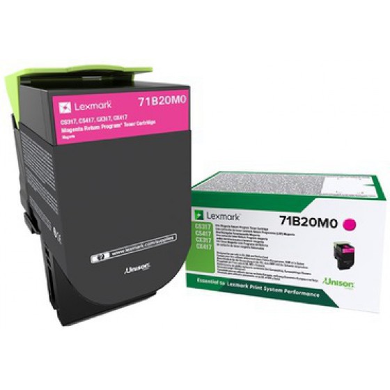 LEXMARK TONER CS/CX317/417 MAGENTA 71B20M0