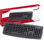 GENIUS KEYBOARD KB-110X, WIRED, USB, BLACK