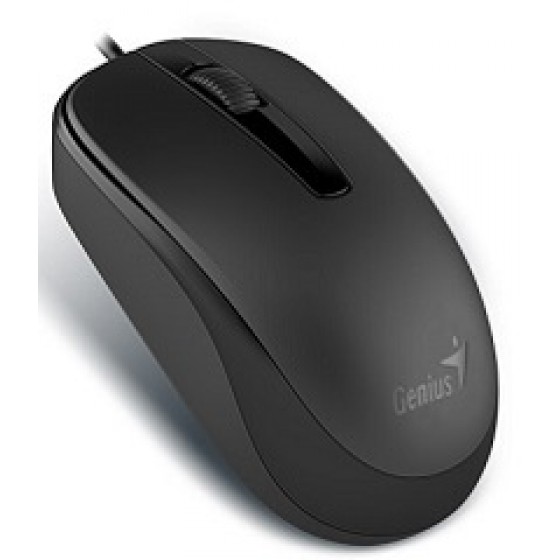 GENIUS MOUSE DX-120 WIRED USB OPTICAL BLACK